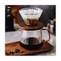 Miniatyrbillede 2 af 5: Pour Over Dripper Pot Sæt Server Maker V02 Glas Tragt Kaffe