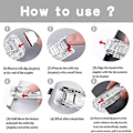 Miniatyrbilde 4 av 5: Kontorrekvisita Push Stiftemaskin Skoleutstyr For Studenter Mini Stiftemaskin Stiftemaskiner For Skrivebord Sm