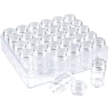 Miniatyrbild 1 av 5: Transparent nagelborr pärla förvaringslåda - 30 rutnät diamantbroderi arrangör