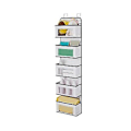 Miniatyrbillede 2 af 5: Lagdelt Ikke-vævet Dør Opbevaringspose - Lagdelt Hængende Garderobe Opbevaringspose Tøj Opbevaringspose