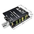 Miniatyrbillede 2 af 5: -1002l Mini Bluetooth 5.0 DC 5-24V Trådløs Audio Digital Forstærker Stereo Board 100Wx2 Bluetooth A