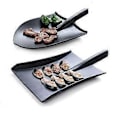 Miniatyrbilde 2 av 5: Servisesett Tallerken Frostet Imitasjon Porselen Spader Servisesett Tallerken, Snackbrett Grillfat, B