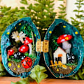 Miniatyrbillede 5 af 5: 60 stk. Mini messinghængsler Minihængsler til miniature Små hængsler til æske med 240 stk. skruer til DIY æske Model legetøj Kunsthåndværk 18 x 15 mm