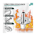 Miniatyrbilde 2 av 5: 2 stk. Knotter 5304525746 Erstatningsknotter Kompatible for Gasskomfyr Ovn
