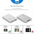 Pikkukuva 3 / 5: CFexpress Type A -kortinlukija USB3.1 Gen2 Nopea 10 Gbps Type A CFexpress -kortinlukija-adapteri datakaapelilla