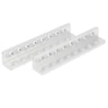 Pikkukuva 1 / 4: 2 kpl 8 reiän L-tyypin alumiinipalkki robottitarvikkeet 12 x 12 x 72 mm 310300080072