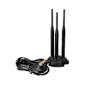 Miniatyrbilde 1 av 5: 2.4ghz 5ghz Dobbel Wifi Antenne, rp-sma Antenne For PC Stasjonær Datamaskin, Wifi Trådløs Ruter, exte