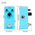 Miniatyrbilde 4 av 5: Elektrisk Gitar Overdrive Effektpedaler Mini Enkel Type DC9V True Bypass