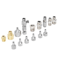 Miniatyrbild 5 av 5: 15 st Airbrush Adapter Set Rostfritt Stål Airbrush Snabbkoppling Kopplingar Anslutningskit