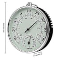 Miniatyrbild 3 av 5: 10 cm Inomhus Utomhus Termometer Med Luftfuktighetstermometer Inomhus Och Utomhus Lufttemperaturmätare Luftkonditionering Luftfuktighetstermometer Mätare Indikator