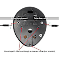 Miniatyrbild 4 av 5: Ersättningsmonitor Hastighetsmätare För Motionscykel, Träningscykeldator, Utan Pulsfunktion
