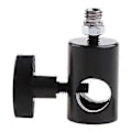 Miniatyrbild 5 av 5: Universell Metall Speedlite Gängadapter Ljusstativfäste 3/8\" 1/4\" Skruv