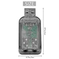 Pikkukuva 4 / 5: USB - 3,5 mm:n mikrofonikuulokeliitäntä Stereo Kuulokemikrofoni 3D-äänikortti Audioadapteri PC:lle