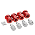 Miniatyrbild 3 av 5: RC Bil Metall 12mm Hjul Hex Nav 15mm Förlängningskoppling För Axial Scx10 D90 Cc01 F350 1/10 RC Crawle