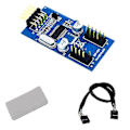 Miniatyrbild 1 av 5: 9-pins USB Header Hane 1 Till 2 Hona Förlängningssplitter Kabelkontakt Adapter USB Hub Förlängning Bil
