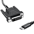 Pikkukuva 1 / 5: Usb C - Dvi -kaapelisovitin Usb 3.1 Type C - Dvi 4k -yhteensopiva 3.1 - Dvi -sovitinkaapelille