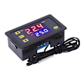 Miniatyrbild 2 av 5: Temperaturkontrollmodul med vattentät sond Hög noggrannhet Digital display Termostatbrytare ‑50‑110℃ 12V
