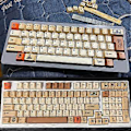 Miniatyrbilde 3 av 5: 143 Taster Retro Frimerke Tema Keycaps PBT Sublimering Cherry Profil Keycaps for Mekanisk Tastatur Custom DIY Keycap