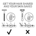 Miniatyrbillede 3 af 5: Udskiftelige Genanvendelige Sikkerhedsbarberknive med Rustfrit Stål Dobbeltsidet Blad, B