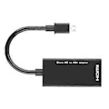 Pikkukuva 1 / 5: Micro-USB - HDMI-sovitin, yhteensopiva Android-puhelimien, tablettien ja televisioiden kanssa, tukee ääntä