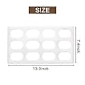 Miniatyrbilde 5 av 5: Dacquoise Kakeform Akryl Kakeform Makron Dessert Bakeri Japan DIY Bakeverktøy