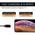Miniatyrbillede 4 af 5: Usb C Lightning-kabel 1m, nylonopladningskabel strømforsyning hurtigopladningstilstand til Iphone 11/11 Pro / 11 Pro Max / Xr / Xs Max / Xs / X /