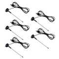 Miniatyrbilde 4 av 4: VHFUHFTV Antenne, (5 stk./sett) VHF UHF 5dBi Bi DV T Antenne TV Høy Antenne Innovativ Løsning