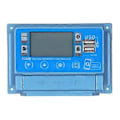 Miniatyrbillede 1 af 4: MPPT Solar Charge Controller 12V 24V 36V 48V 60V Selvadaption Dobbelt USB Fotovoltaisk Panel Regulator med Bluetooth 40A