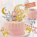 Miniatyrbild 5 av 5: 12 st Mini Krona Tårtdekoration, Guld & Silver Strass Krona Tårtdekorationer för Baby Shower Födelsedagsfest