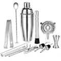 Miniatyrbillede 1 af 5: 14-delt Cocktail Shakersæt Bartender Kit - Barværktøj i rustfrit stål til DIY Bartending Cocktailtilbehør