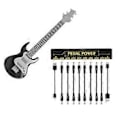 Miniatyrbild 2 av 5: Gitarreffektpedal Strömförsörjning 8 Isolerade DC-utgångar Gitarrtillbehör