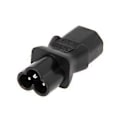 Miniatyrbillede 3 af 5: IEC 320 C13 Hun Til C6 Han 3-Benet Kløverblad Stik Konverter AC Strømadapter