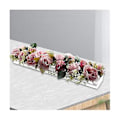 Miniatyrbild 3 av 5: Rektangulär Blomsterdekoration för Matbord, Blomvas, Blomsterarrangemang för Matbord
