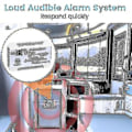 Miniatyrbild 4 av 5: Propandetektor 12V LPG Naturgassensor Läckagealarm 85db Siren För Bil Husbil Hem Digital Propan T