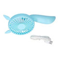 Miniatyrbillede 1 af 5: Bærbar Ventilator 180 Graders Rotation Skrivebord USB Genopladelig Elektrisk Mini Køleventilator Blå