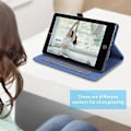 Miniatyrbillede 5 af 5: Til Galaxy Tab A7 Lite 8.7 Tommer 2021 (sm-t220 / T225) Beskyttelsesetui Bagcover Beslag Med Lomme
