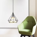 Miniatyrbilde 2 av 4: Retro taklampe i metall, industriell svart lysekrone for soverom, bar, kafé