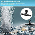 Miniatyrbilde 4 av 5: 30 Stykker 2-Port Akvariumventil Plast Luftpumpe Kontrollventil Akvarium T-Formet Kontrollventil