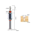 Miniatyrbild 4 av 5: 4st 2.8-3.5mmx8mm Hss Bläck Bit Router Bit Skruv Ctor