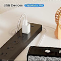 Miniatyrbillede 4 af 5: Tuya Zigbee Micro-USB Adapter Switch 2 Gang Mini USB Strømadapter APP Stemmestyring til Alexa
