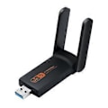 Miniatyrbild 1 av 5: 2.4G/5.0G Trådlöst Nätverkskort för Stationär Dator Stöd för Windows XP Vista USB WiFi Adapter Dual-Band 1900Mbps