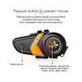 Miniatyrbillede 4 af 5: Lx3 Hjelm Bluetooth Bt5.0 Trådløst Headset 1200mah Gul