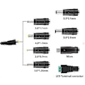 Miniatyrbild 5 av 5: Universell AC-adapter 3V 4.5V 5V 6V 7.5V 9V 12V 2A 2.5A DC Strömförsörjningstransformator med 8 adaptrar för LED-hushållselektronik.