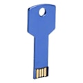 Miniatyrbild 3 av 5: Blått USB-minne Nyckelform USB-minnesenhet Plug and Play U-disk för datorbilanvändning 64GB