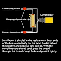 Miniatyrbild 3 av 5: 2 st LED Lastmotstånd Indikator Motorcykel Blinkers Flash Blink Fix Fel