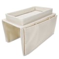 Miniatyrbild 2 av 5: 4 Fickor Soffa Armstöd TV Fjärrkontroll Organizer Fåtölj Soffväska med Mugghållare Bricka Beige