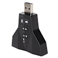 Pikkukuva 2 / 5: USB-äänikortti Virtuaalinen 7.1-kanavainen ulkoinen stereoäänisovitin PS4-kannettavan tietokoneen kuulokkeille