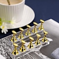 Miniatyrbillede 2 af 5: 2 stk. Akryl Negle Display Stand Negle Tip Øvelsesholder, guld