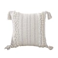 Pikkukuva 2 / 3: Puuvillainen Boho-tyynynpäällinen, käsintehty tuftattu ja hapsutettu tyynynpäällinen, sohvalle, sänkyyn ja olohuoneeseen