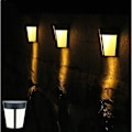 Miniatyrbild 5 av 5: Solcellslampor för utomhusbelysning 6 LED 2 grupper Vattentät Modern enkelhet